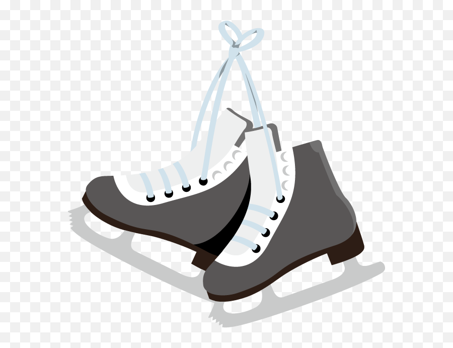 Transparent Background Ice Skating Clipart - Ice Skate Clipart Png Emoji,Ice Skate Emoji