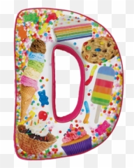D Initial Microbead Pillow - Emoji