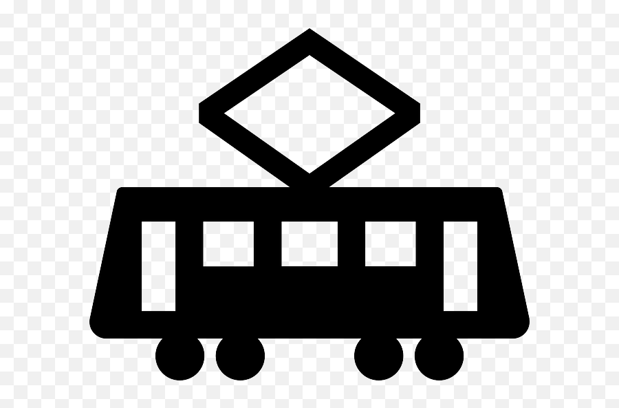 Free Streetcar Cliparts Download Free Clip Art Free Clip - Road Sign Emoji,Aerial Tramway Emoji