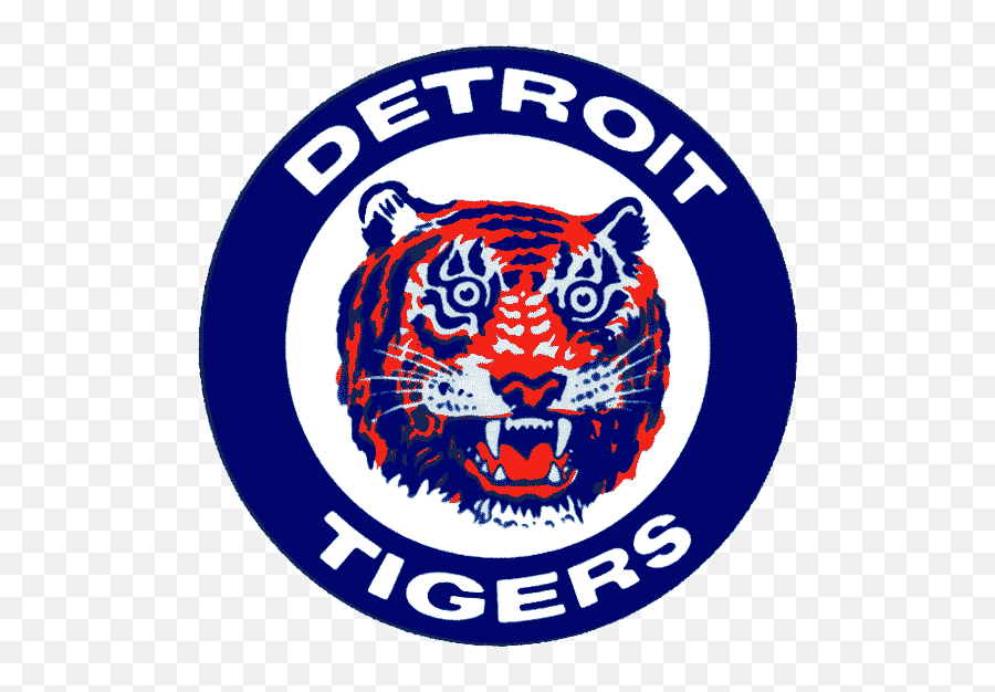 Detroit Logos - Transparent Detroit Tigers Old Logo Emoji,Detroit Tigers Emoji