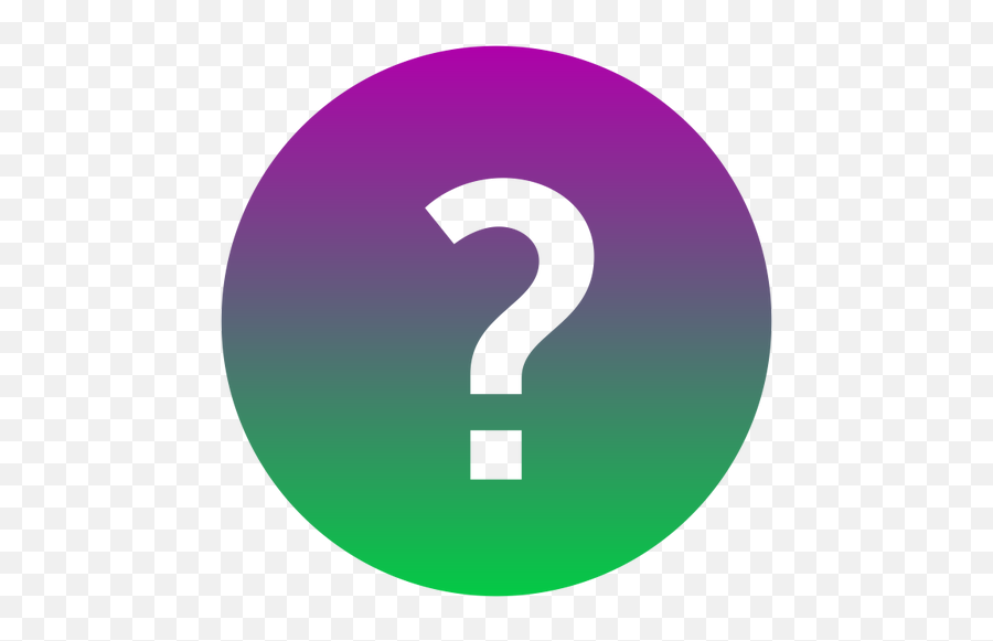 Question Mark Free Svg - Green And Purple Question Mark Emoji,Red Question Mark Emoji