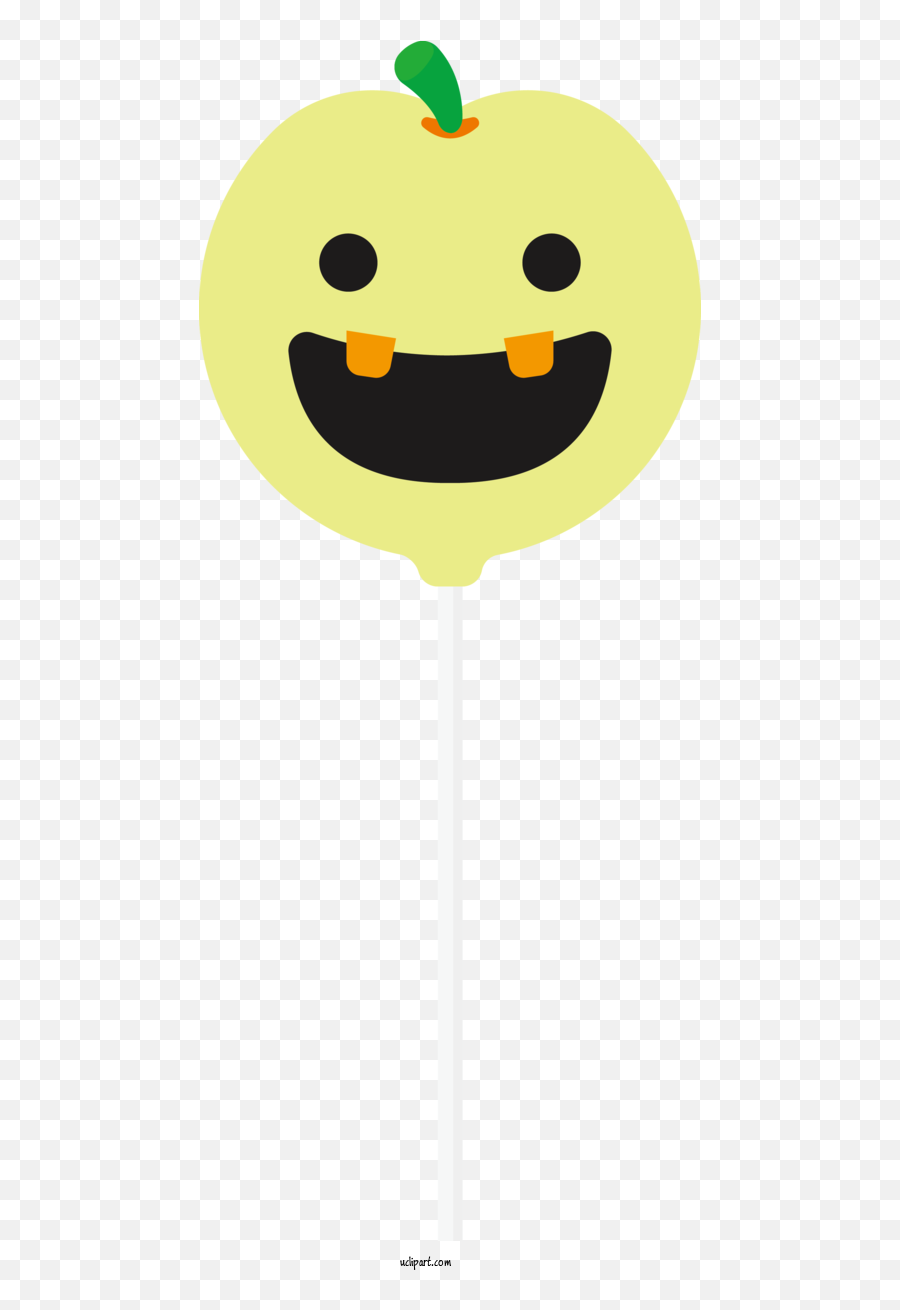 Holidays Smiley Yellow Produce For Halloween - Halloween Smiley Emoji,Spring Emoticon