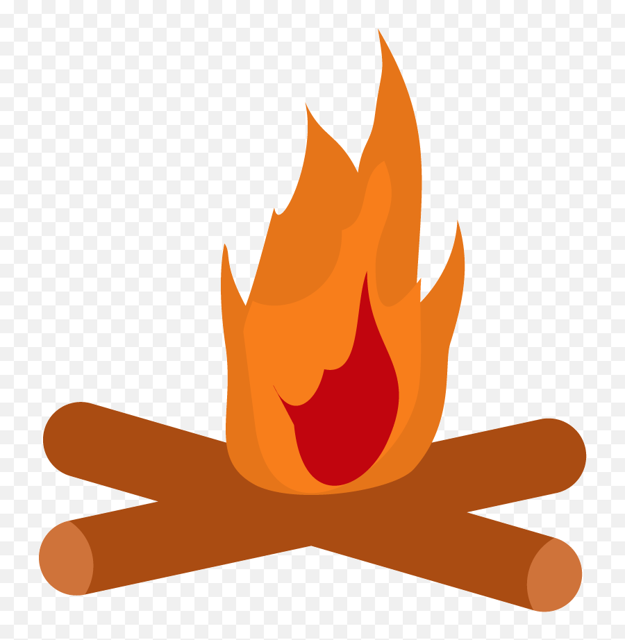 Download Transparent Campfire Png - Vektor Kayu Bakar Api Unggun Emoji,Is There A Campfire Emoji