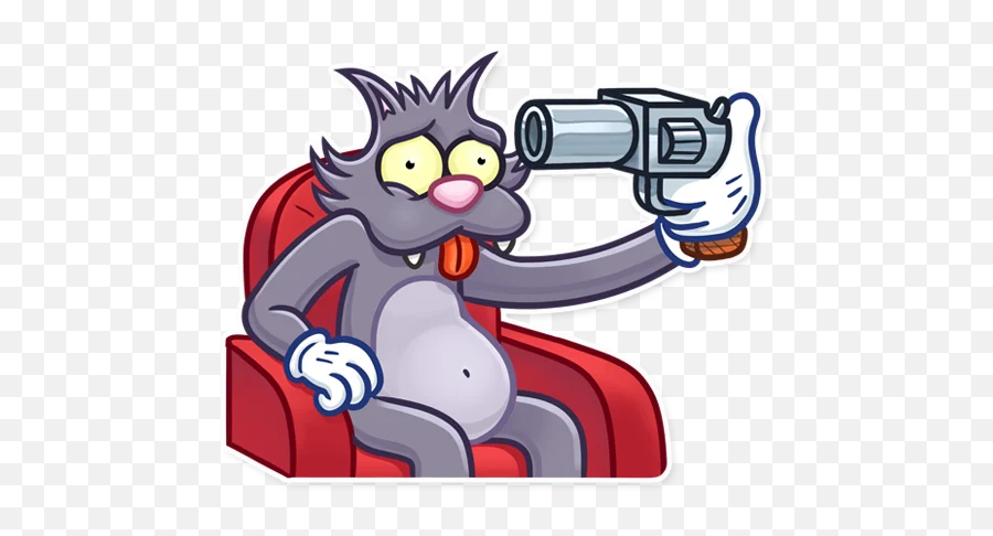 Itchy And Scratchy Stickers - Live Wa Stickers Itchy And Scratchy Stickers Emoji,Emojios