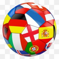 The Most Edited Europe Picsart - Football With European Flags Emoji,Emojib