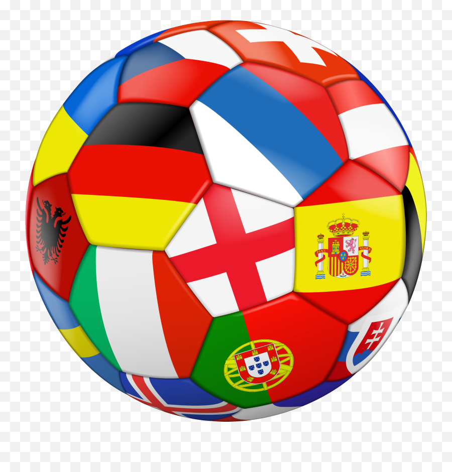 The Most Edited Europe Picsart - Football With European Flags Emoji,Emojib