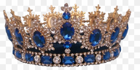 crown royal blue Sticker by Yer brick Harry - Royal Queen Crown Emoji