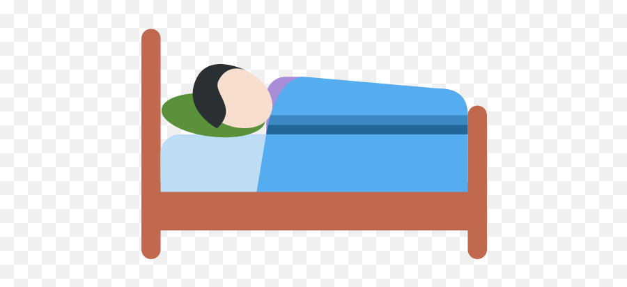 Bed Emoji With Light Skin Tone Meaning - Sleep Bed Emoji,Emoji Bed