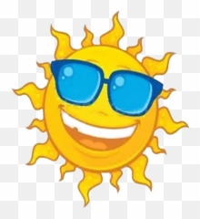 Summer Clipart Of Sun - Summer Clip Art Emoji,Sunshine Emoticon