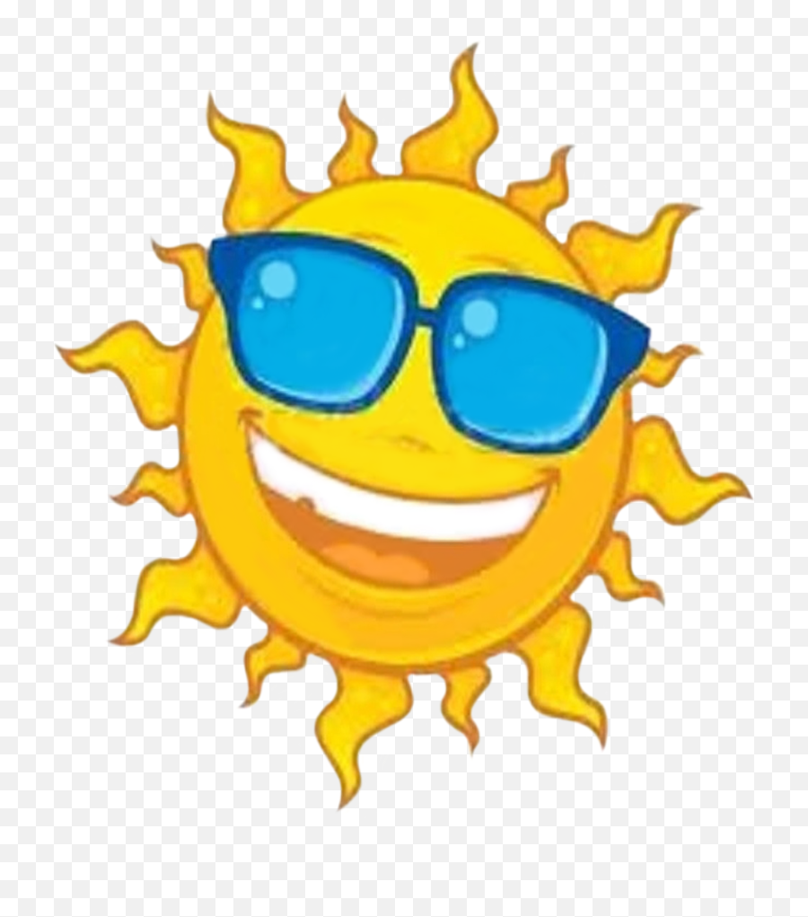 Summer Clipart Of Sun - Summer Clip Art Emoji,Sunshine Emoticon