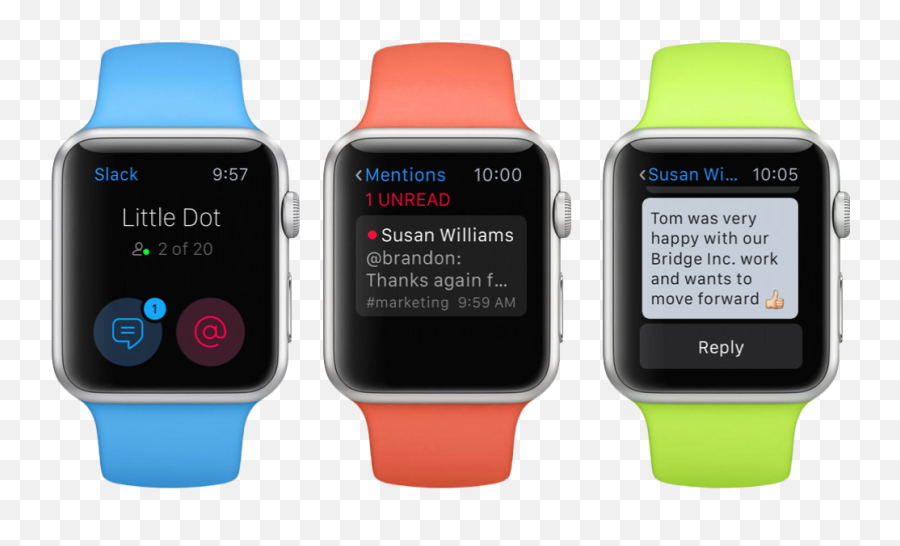 Slack - Gold Apple Watch With Pebble Band Emoji,Multiracial Emoji
