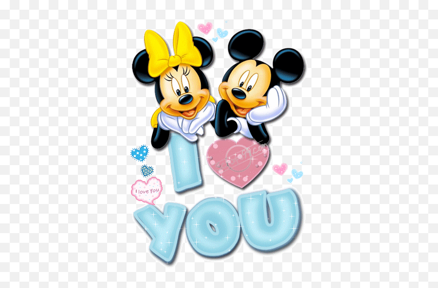 Cliparts Co Micky Gif Animated - Mickey And Minnie Mouse In Love Emoji,Minnie Emoji