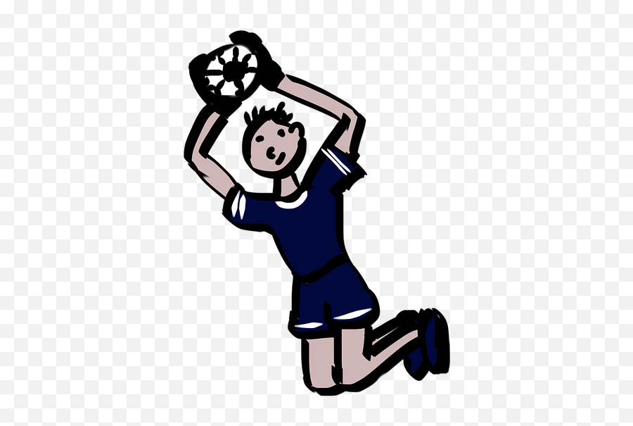 Goalkeeper Chelsey Football - Goalkeeper Cartoon Transparent Emoji,Emoji Football Players