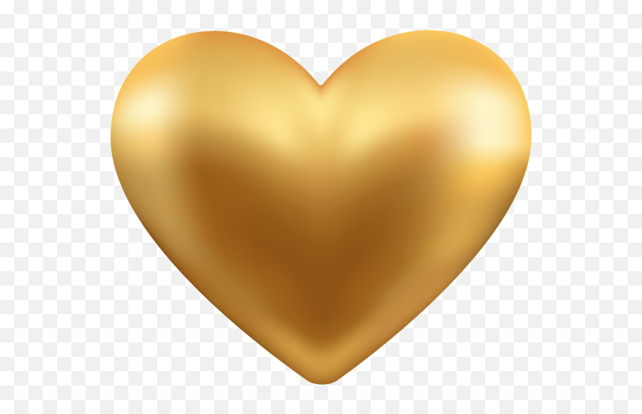 Gold Heart Transparent Png Clip Art - Gold Heart Transparent Emoji,Gold Heart Emoji