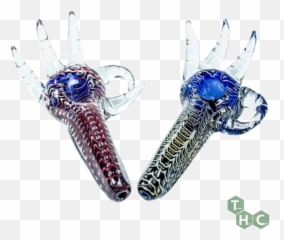 Dope Emoji Hand Pipe - Earrings