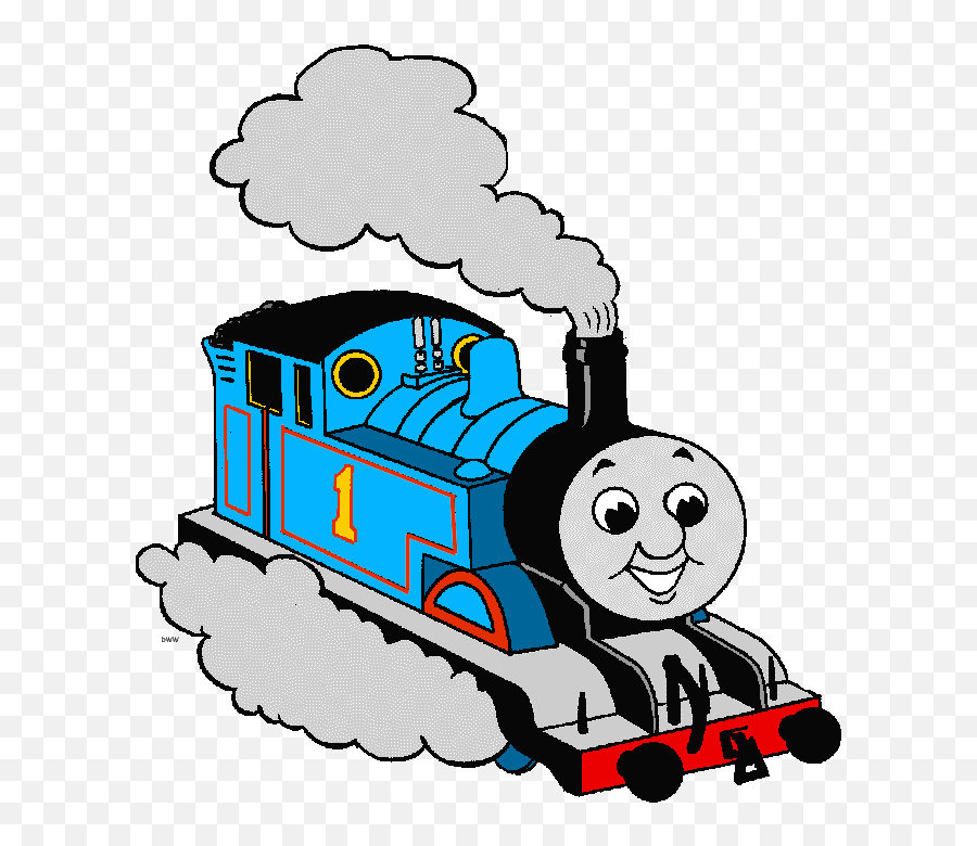 Clip Art Train Engine Dromgci Top 2 - Clipartix Thomas The Train Clip Art Emoji,Emoji Train