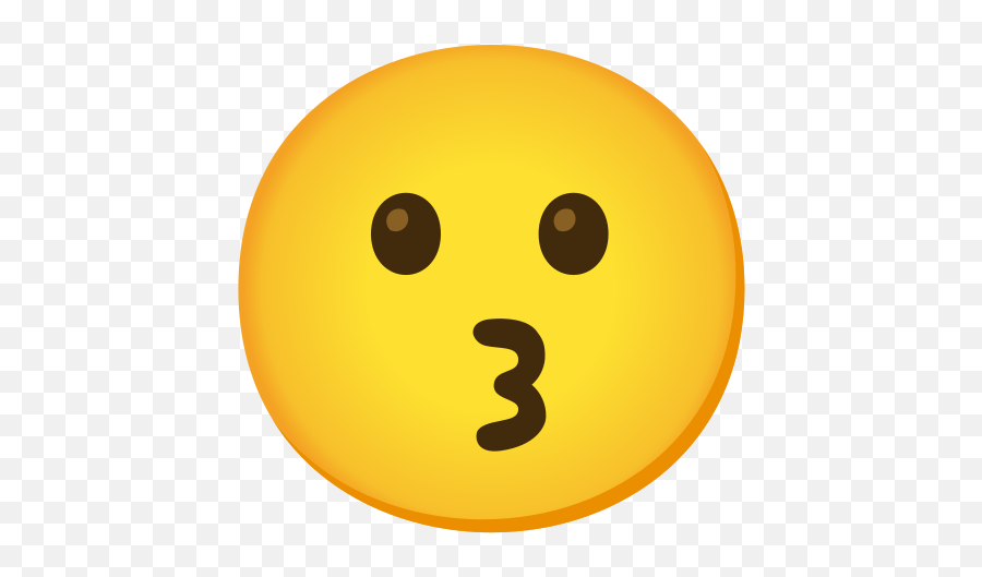 Kissing Face Emoji - Smiley,Kiss Emoji Face