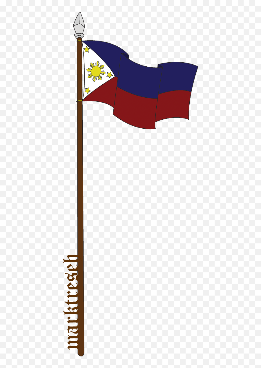 Patriotic Clipart Pennant Patriotic Pennant Transparent - Flag Pole Clipart Png Emoji,Philippines Flag Emoji