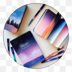 Diary Sticker Challenge On Picsart - Galaxy Design In Notebook Emoji,Emoji Silent Night