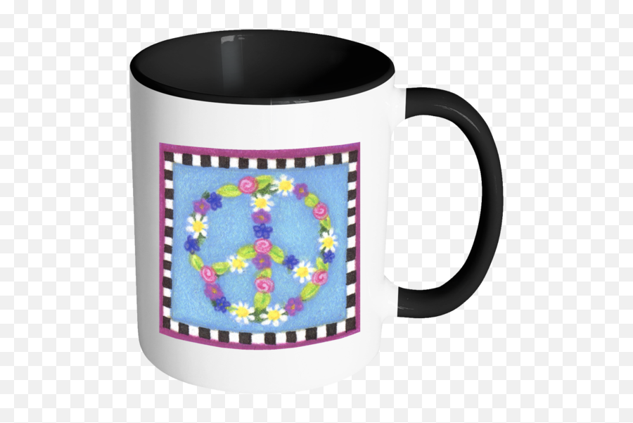 Peace Sign Emoji - Funny Cats Mug Hd Png Download Get Up Early Or I Get Up Friendly,Emoji Peace Sign