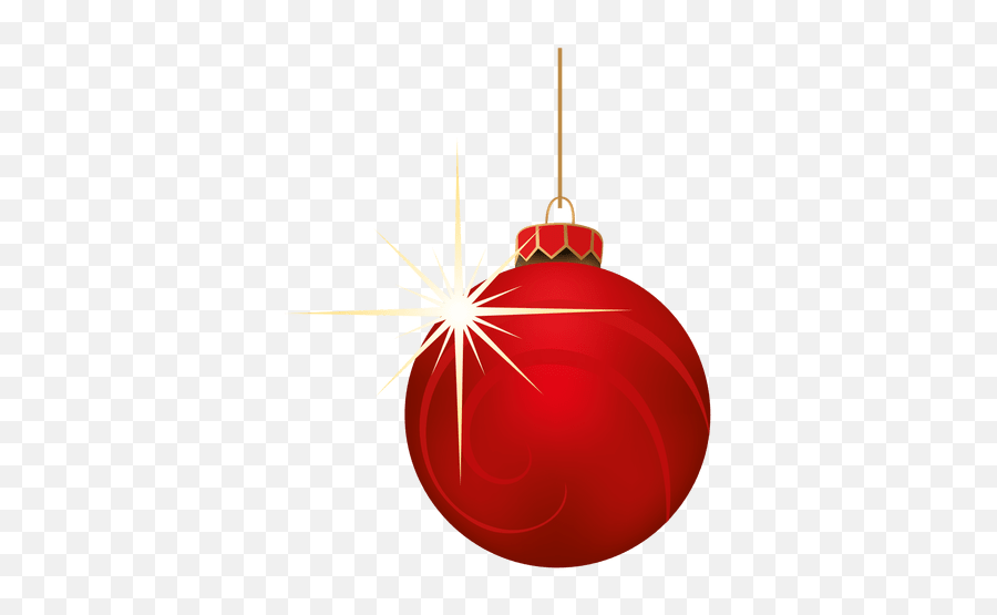 Red Blinking Christmas Bauble - Transparent Png U0026 Svg Vector Christmas Bauble Transparent Emoji,Blinking Emoji