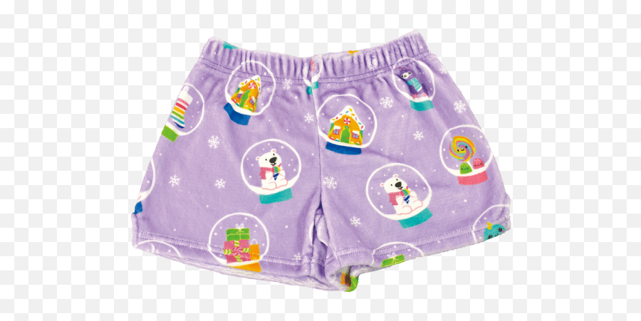 Iscream Holiday Snow Globe Plush Shorts - Boardshorts Emoji,Gypsy Emoji