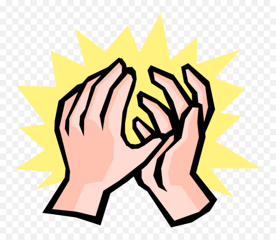 Clap Hands Clip Art - Illustration Emoji,Hands Clap Emoji