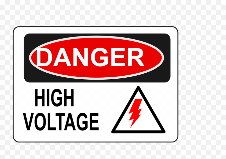 Download Electricity Symbol - Danger High Voltage Sign Vector Emoji,High Voltage Emoji