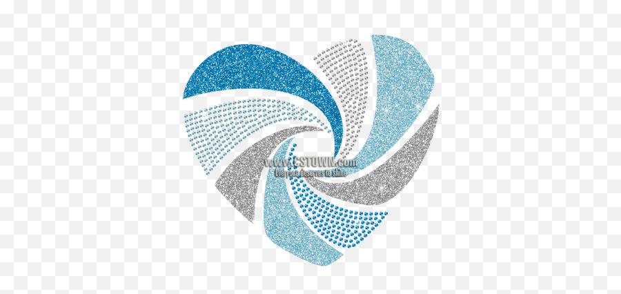 Detail Rhinestone Bling Hotfix Pattern - Illustration Emoji,Swirling Hearts Emoji