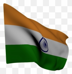 Indian Flag Orange White Green Stripes - 26 January Photo Editing Background Emoji