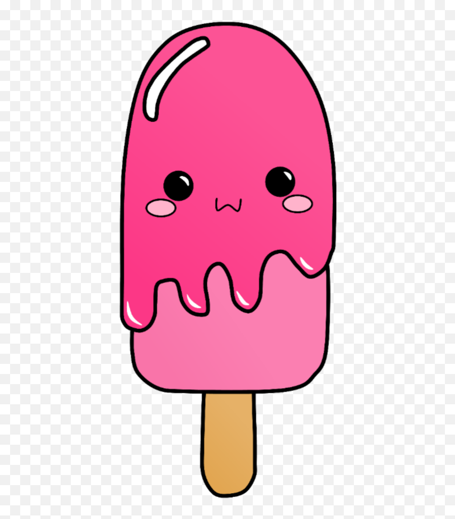 Icecream Kawaii Emoji Cute Stickerfreetoedit Ftesticker - Cute Emoji Of Ice Cream,Kawaii Emoji