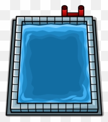 Rectangle Pool Clipart - Swimming Emoji
