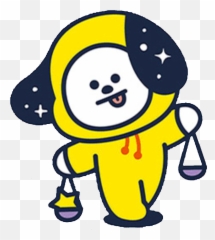 Bt21 Libra Chimmy Star Zodiac Kpop Bts - Chimmy Bt21 Coloring Pages Emoji,Bt21 Emoji