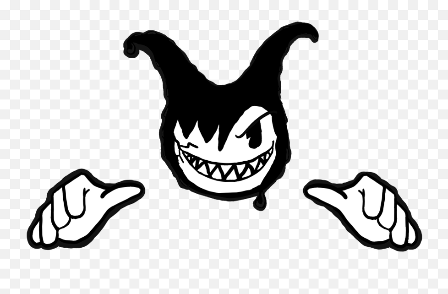 Evil Face Drawing Free Download On Clipartmag - Transparent Evil Face Png Emoji,Evil Clown Emoji