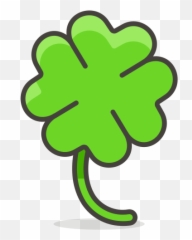 Four Leaf Clover Free Icon Of 780 Free Vector Emoji - Trevo 4 Folhas Png,Shamrock Emoji