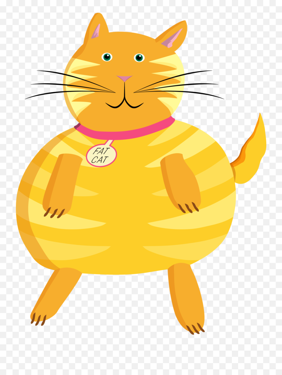 Library Of Orange And Yellow Cat Image Library Download Png - Transparent Fat Cat Clipart Emoji,Dancing Cat Emoji