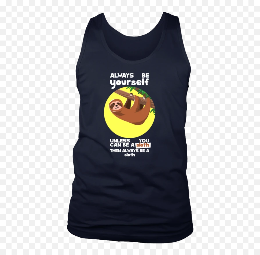 Sloth Funny Quote - Boxing Tank Top Emoji,Sloth Emoticon