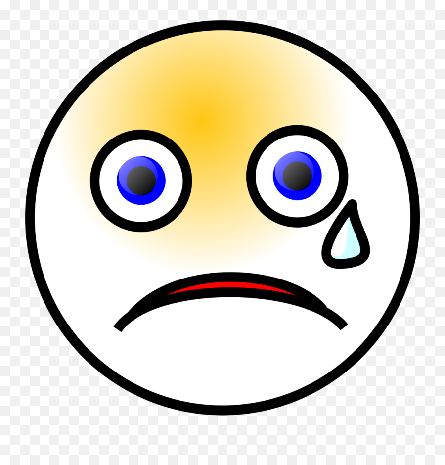 Crying Smiley Svg Vector Crying Smiley Clip Art - Svg Clipart Dot Emoji,Eye Emoticons