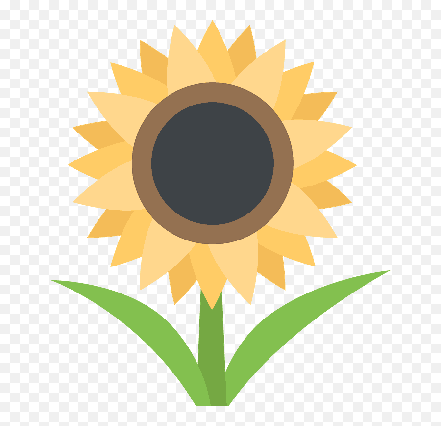 Sunflower Emoji Clipart - Sunflower Emoji,Sunflower Emoji Png
