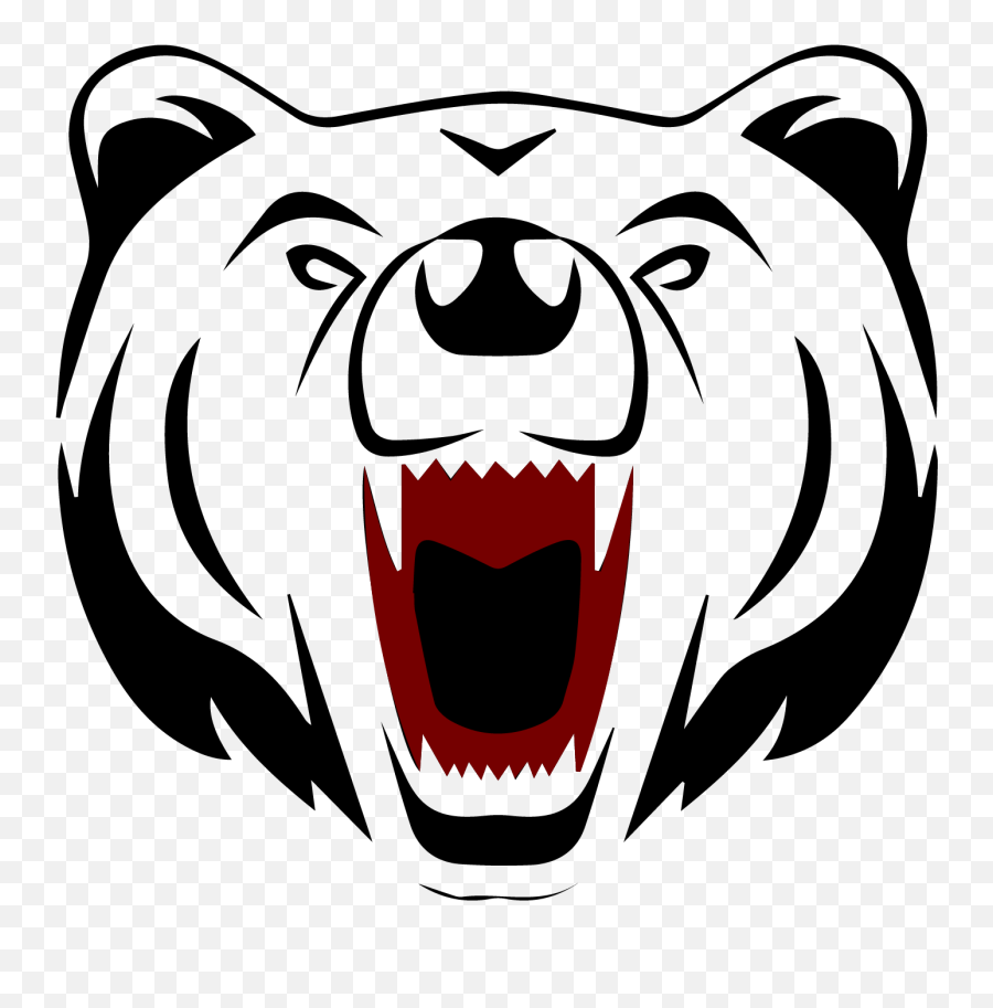 Polar Bear Face Cartoon Png Download - Bear Head Drawing Easy Emoji,Bear Face Emoji