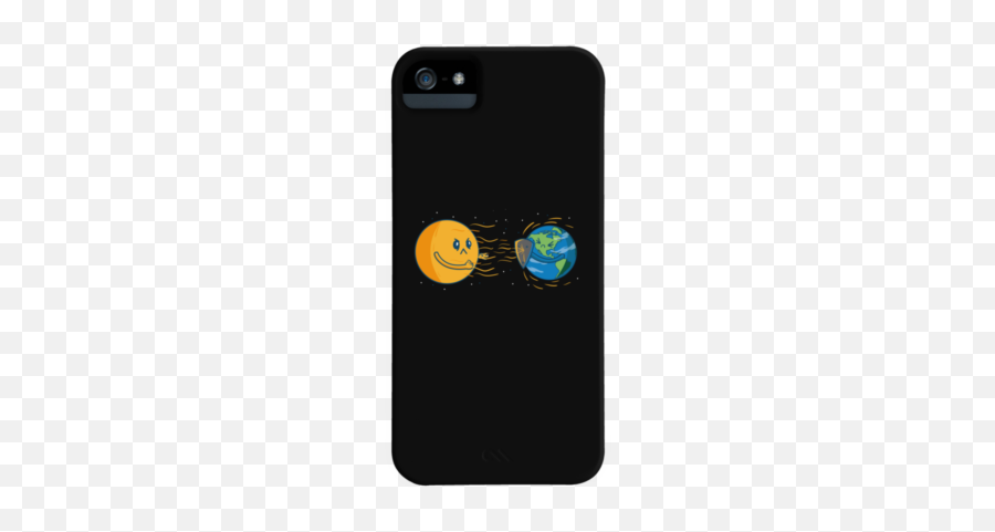 Black Nerd Phone Cases Design By Humans - Iphone Emoji,Disapproval Emoticon