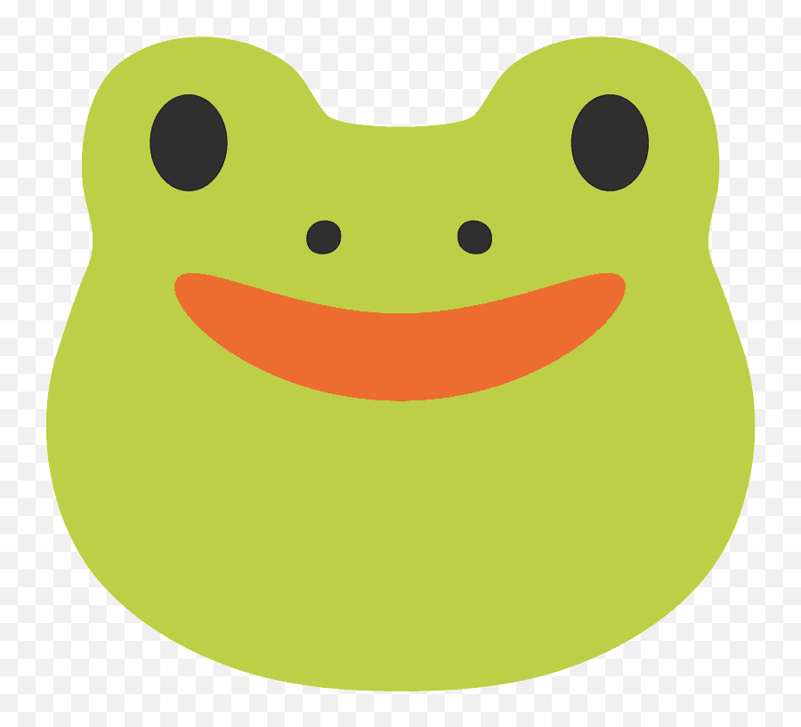 Frog Emoji Clipart - Frog Emoji Transparent,Toad Emoji