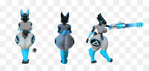 Space Adventurer Survey Bot Digit by PuffyCatgirl - Fur Fictional Character Emoji