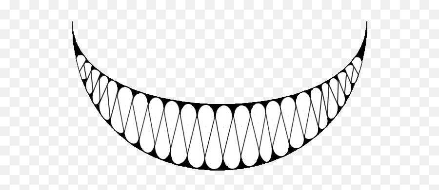 Largest Collection Of Free - Toedit Grin Stickers Cartoon Transparent Sharp Teeth Emoji,Toothy Grin Emoji