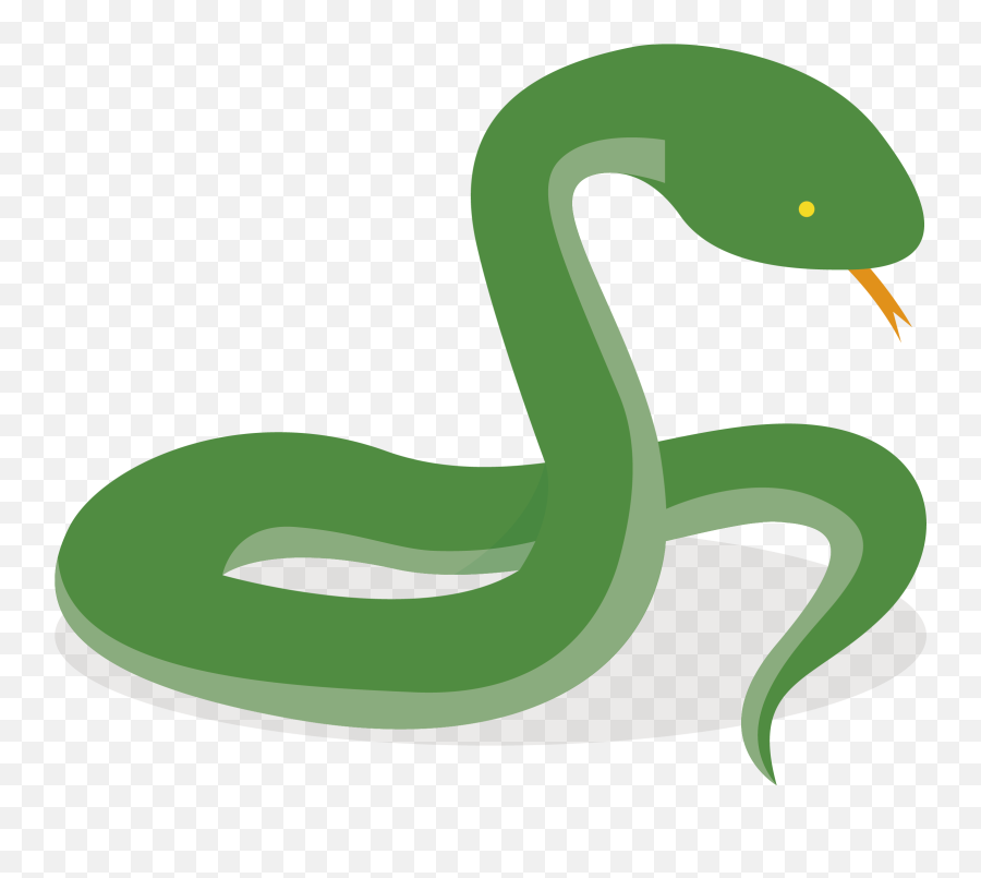 Green Snake Clipart Pear - Snake Flat Design Emoji,Snake Emoji Png