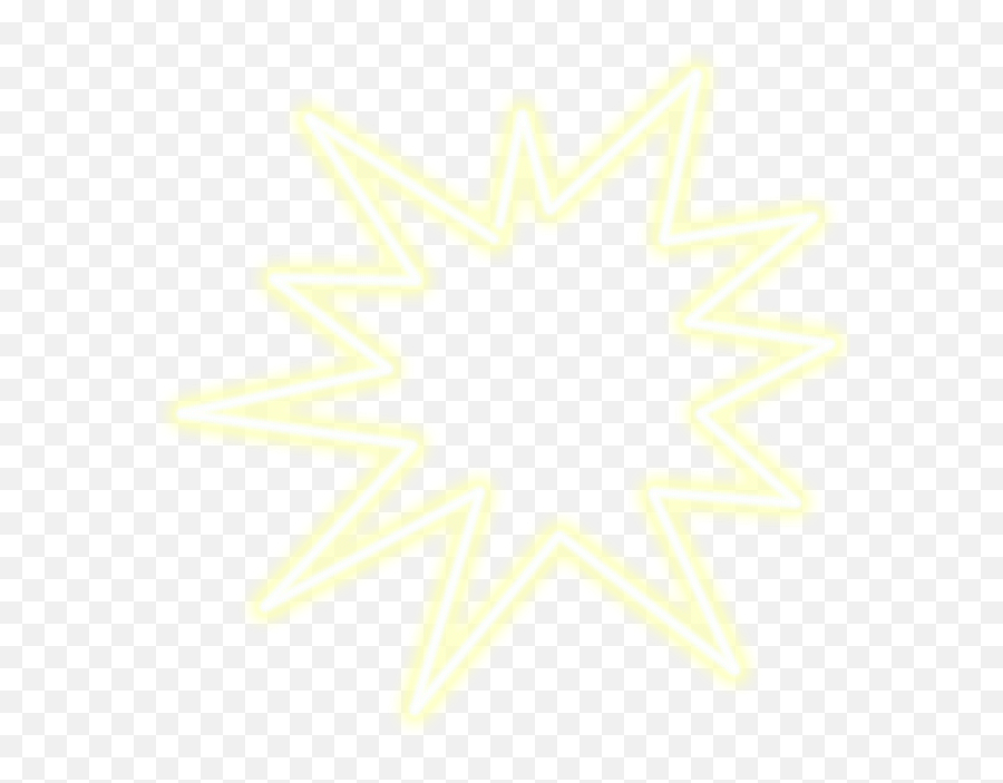 Star Splatter Yellow Snapchat Neon Sign - Illustration Emoji,Yellow Star Emoji Snapchat