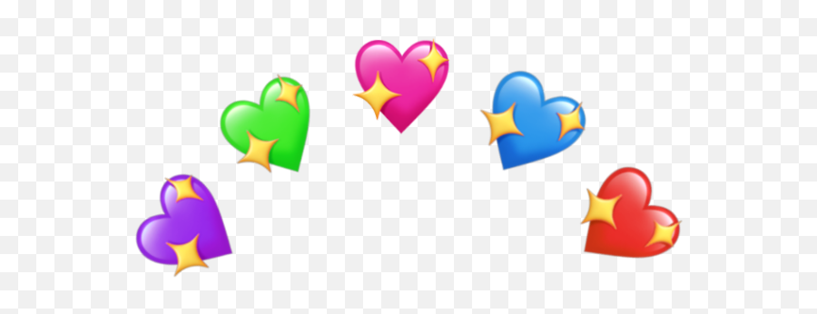 Pink Purple Blue Green Red Stars Star - Clip Art Emoji,Red Star Emoji