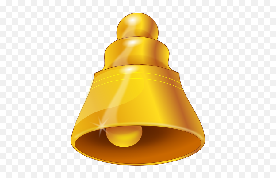 Vector Graphics Of Golden Bell Symbol - Transparent Bell Gif Png Emoji,Fire Emoji Apple