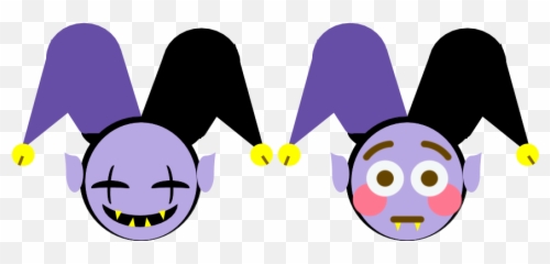 Flushed And Smile Jevil Emojis For Your - Clip Art,Killing Emojis
