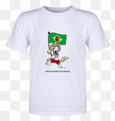 Football Championship Winners - Zabivaka Brazil Flag Emoji,Soccer Emoji Shirt